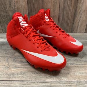 nike red football shoes